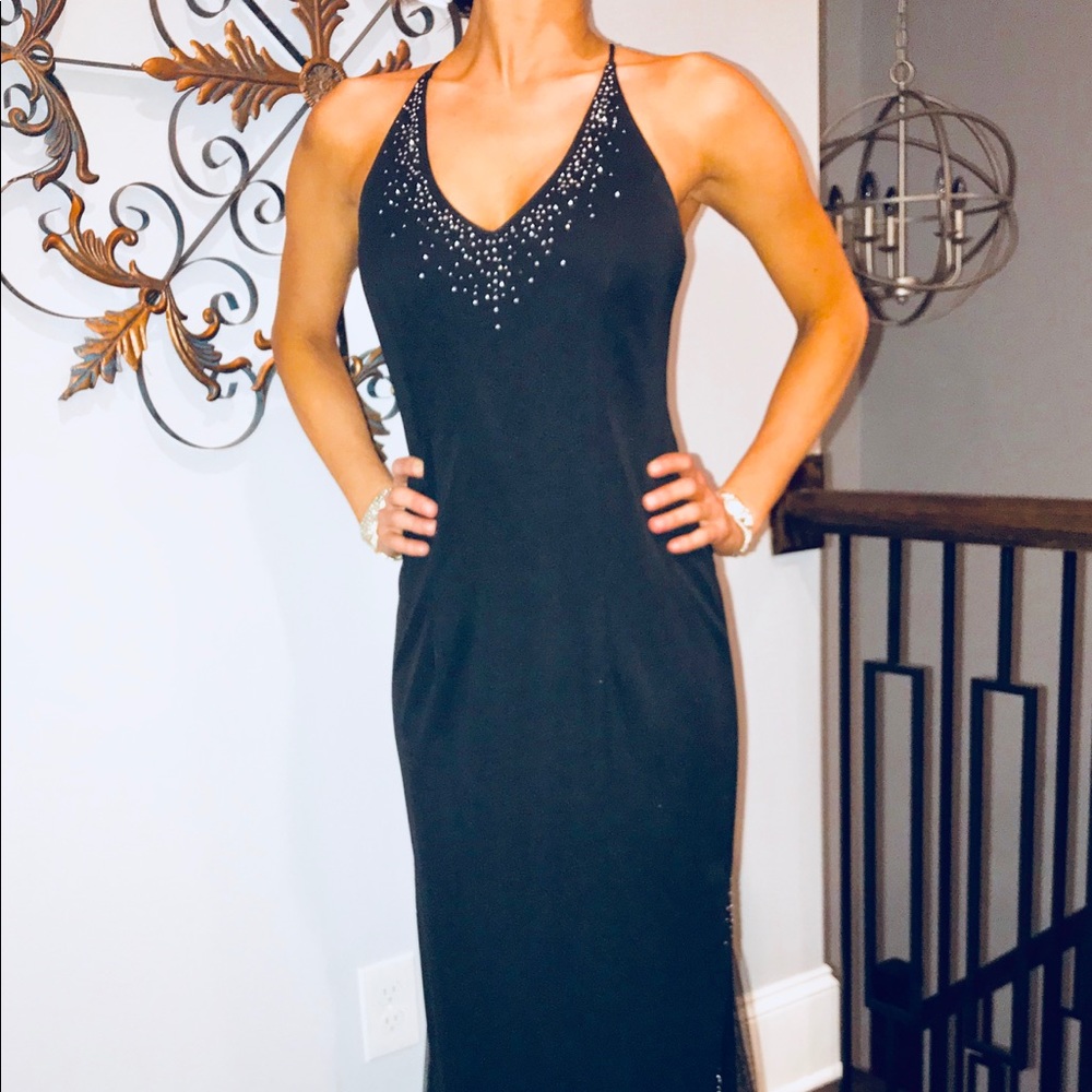 Back sparkle bling prom dress glam 5/6